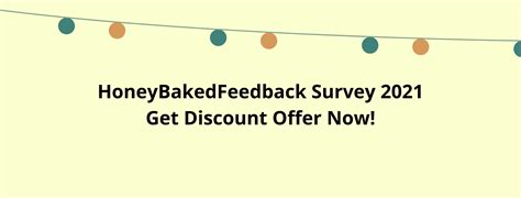 honeybaked.com survey